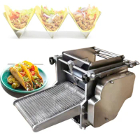 Small-scale Product Automatic Empanada Roti Chapati Tortilla Samosa Dumpling Maker Skin Wrapper Making Machine