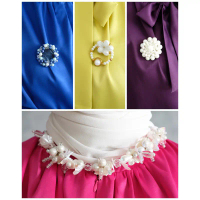 Aksesoris kalung dan bross posh blouse by Umita_headpiece / kalung kekinian / bross kekinian / kalun