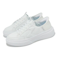 【SKECHERS】休閒鞋 Cordova Classic-New Reign Slip-Ins 女鞋 白 套入式 板鞋(185081-WHT)