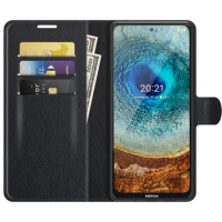 TA-1341 Case for Nokia X20 5G (6.67in) 2021 Cover Wallet Card Stent Book Style Flip Leather black 20X NokiaX20 for Nokia X 20