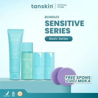 Tanskin - Paket Skincare Glass Skin untuk Kulit Sensitif Berjerawat Acne mengandung Centella Asiatic