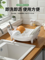 裝碗筷收納盒家用水槽濾水籃廚房置物架晾碗架水池放碗碟的瀝水架