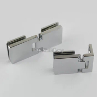 Top Designed 2PCS Glass Cabinet Hinges Display Wine Cabinet Door Hinges Glass Hinges for Cabinet Cupboard Glass Clamps