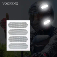 VOOFENG High Intensity Helmet Reflective Sticker PET Warning Sticker for Bike Truck Stroller Road Safety