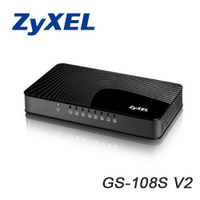 [NOVA成功3C]ZyXEL合勤 GS-108S V2 8埠桌上型乙太網路交換器