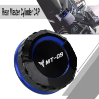 For Yamaha MT09 MT-09 MT 09 SP 2023 2022-2018 Rear Brake Fluid Cylinder Master Reservoir Cover Oil Cap Motorcycle Accessories