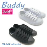 Buddy NB-404 รองเท้าผ้าใบนักเรียนสุภาพสตรี Basic Canvas Shoes คําแนะนําผลิตภัณฑ์ใหม่ของเดือนนี้