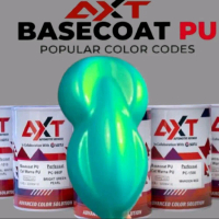 CAT PU EMERALD GREEN GOLD WARNA CUSTOM MOBIL/MOTOR 100ML/250ML/500ML/1000ML BASECOAT PU POPULAR COLO