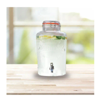 【好拾物】玻璃桶 果汁飲料桶 水桶 派對用(6L)