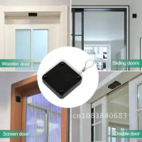 Automatic Door Closer Hot Punch-Free Drawstring Door Closer Automatic Bracket Door Closer For Doors