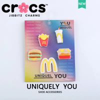 Bộ Charm Jibbitz Crocs, Khóa Giày, Phụ Kiện Giày Hoạt Hình, McDonald 's, Burger, Khoai Tây Chiên, Là