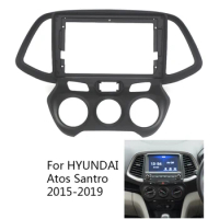 9 Inch 2 Din Car Radio Frame Kit For HYUNDAI Atos Santro 2015-2019 Auto Stereo Head Unit Dash Panel Fascia Mount Trim