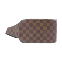 【二手名牌BRAND OFF】LOUIS VUITTON LV 路易威登 棕色 棋盤格 帆布 Geronimos 腰包 金扣 N51994