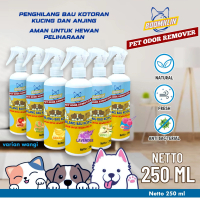 BOOMKLIN Pet Odor Remover 250 ml Penghilang Bau Pesing Kotoran Hewan Kucing Anjing Anti Bakteri Arom