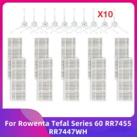 For Rowenta Tefal Explorer X-Plorer Serie 60 RR7455 RR7447WH Robot Vacuum Cleaner Spare Hepa Filter Side Brush Accessories Spare
