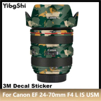 For Canon EF 24-70mm F4 L IS USM Lens Sticker Protective Skin Decal Film Anti-Scratch Protector Coat EF 24-70 4 F4 F/4 L