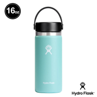 【Hydro Flask】16oz/473ml 寬口提環保溫杯(露水綠)(保溫瓶)