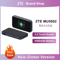 Original ZTE 5G Router Portable WiFi MU5002 Sub-6 5G Mobile WiFi 1800 Mbps CAT22 Mobile Hotspot 5G Router With Sim Card Slot
