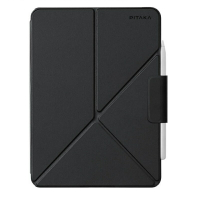 【滿額現折$330 最高3000點回饋】     【PITAKA】 MagEZ Folio2 iPad Pro 11吋 多角度支架折疊皮革保護套-黑【三井3C】