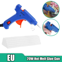 20W Hot Melt Glue Gun Industrial Mini Guns Thermo Electric Mini Heat Temperature Thermo Electric Repair Tool with Glue Sticks