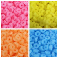Boxi Cute Foam Circle Additives For Slime Kawaii Sponge Supplies DIY Kit Sprinkles Filler Accessories For Fluffy Clear Slime