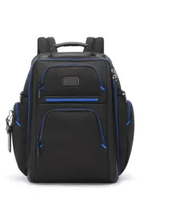 TUMI Alpha Brief Pack Bag Backpack - Tas Ransel Pria - Black / Ultra Blue