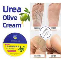 Anti Crack Foot Cream Drying Cracked Feet Repair Moisturizing Care Hand Heel Dead Skin Removal Olive Oil Urea Foot Mask 120g