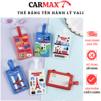 Thẻ Hành Lý Name Tag Treo Vali Ba Lô Du Lịch Chống Thất Lạc Cao Cấp Chất Liệu PVC & Silicon Kích Thư