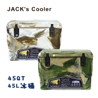 【露營趣】新店桃園 JACK's Cooler 45QT 45L冰桶 行動冰箱 軍用 迷彩 保冰桶 手提 冰桶 野營 露營