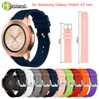 20mm Silicone Watchband For Samsung Galaxy Watch 42mm / Gear S2 Classic 732 Smart WatchStrap For Amazfit Bip 3 3pro Bracelet