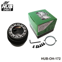 Universal Racing Steering Wheel Hub Adapter Boss Kit For Honda Civic 96-00 6 Bolt Hole Steering Wheel HUB-OH-172