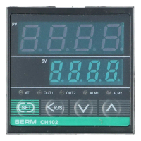 Termostat Pintar CH102 Relay / untuk SSR 2 Keluaran 2 Amaran Kawalan Suhu PID