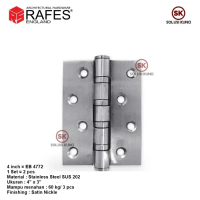 ENGSEL PINTU RAFES ENGLAND STAINLESS STEEL 3MM & 4 BEARING