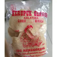 Kerupuk Gendar Cap Ibu Menggoreng Salatiga Krupuk Gendar Mirasa Cap Ibu Menggoreng Krupuk Puli 250 G