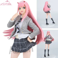 Aixlan 20cm Anime Figure SEGA Zero Two DARLING in The FRANXX 02 National Team PVC Action Figure Collectible Model Toys Kid Gift