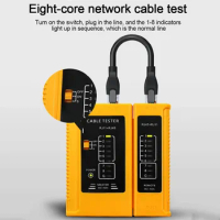 Professional RJ45 Cable Lan Tester Network Cable Tester RJ45 RJ11 Telephone Cable Tester Networking Tool Network Repair
