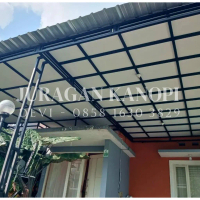 Kanopi bajairingan atap alderon rs dengan plafon grc surabaya