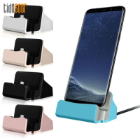 USB Type C Docking Station Desktop Dock Stand Phone Charger Charging Holder Cable for Huawei P20 Xiaomi MI8 Oneplus 6t 7 Samsung