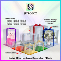 Cake Box Kotak Kue Mika Transparan Dus Hantaran - Tutup Mika 30x30