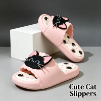 TOP TREND รองเท้าแตะผู้หญิง Lightweight Soft Sole PVC สไตล์คิตตี้ ใส่สบายทุกวัน คุณภาพดี