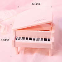 ins粉色鋼琴電話存錢罐擺件創意少女心裝飾房間宿舍臥室床頭擺設