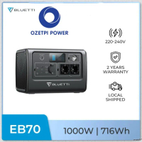 BLUETTI EB70, POWER STATION 720Wh/1000W