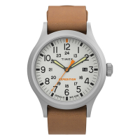 TIMEX 天美時 遠征系列 探險手錶-米x棕/40mm