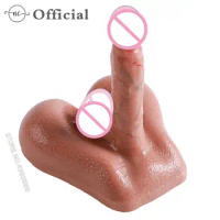 Sex Doll Torso With Dildo And Big Butt Sex Toy For Women Simulation Half Body Realistic Anal Ass Male Torso Dildo