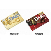 【江戶物語】(短效特價) MORINAGA 森永 半熟 DARS 白可可/可可風味 餅乾棒 5入 10%增量 日本原裝