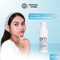 Eva Mulia Sensitive Face Cleanser 100 ml - Sabun Pembersih Wajah Untuk Kulit Sensitive Extract Facia