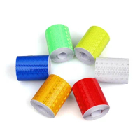 Sticker Reflector Protective Tape Strip Car Reflective Tape Safety Warning Car Decoration Film Auto Motorcycle Sticker