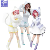 In stock Fukuya Quintessential Quintuplets Nakano Ichika Nino Miku ~ Cat Ears Hoodie ~ PVC 19 cm Ani