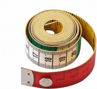 Thước dây Đức CÓ BẤM CHỐT, nhiều màu 19GL, 2 mặt INCH/CM (rộng 1.8cm) (Cái)
