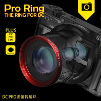 Cho Panasonic Lumix LX10 cho Rico GR II gr gr2 Máy ảnh ống kính 40.5 CPL UV Lọc phụ kiện nhôm lọc Bộ chuyển đổi vòng